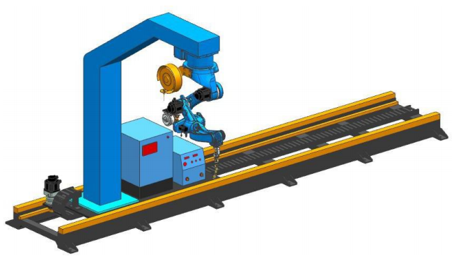 機(jī)器人第七軸-地軌單軸吊裝直線行走